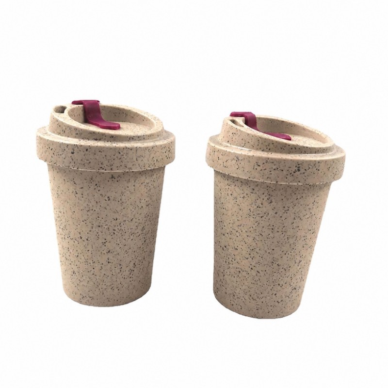 12 oz trajnostne kavne mlete potovalne skodelice za večkratno uporabo
